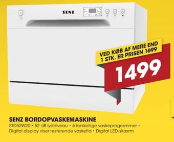 Punkt1 Senz bordopvasker tilbud