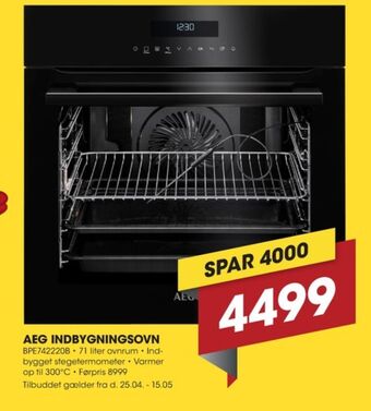 Punkt1 Aeg indbygningsovn tilbud