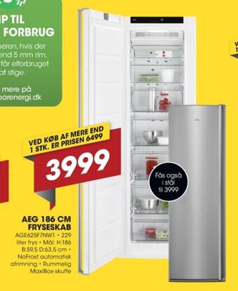 Punkt1 Aeg fryseskab tilbud