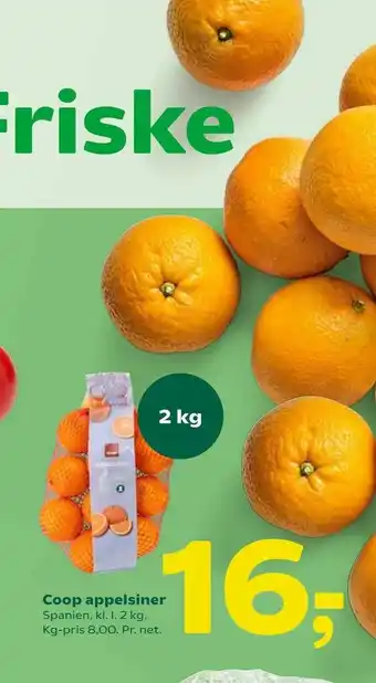Coop 365 Coop appelsiner tilbud