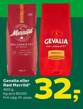 Coop 365 Gevalia eller Rød Merrild tilbud