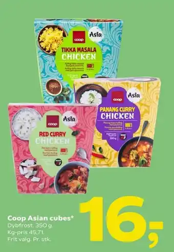 Coop 365 Coop Asian cubes tilbud