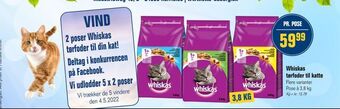 Whiskas tørfoder til katte