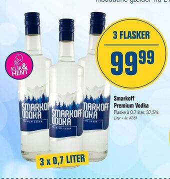 Otto Duborg Smarkoff Premium Vodka tilbud