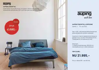 Auping essential kampagne