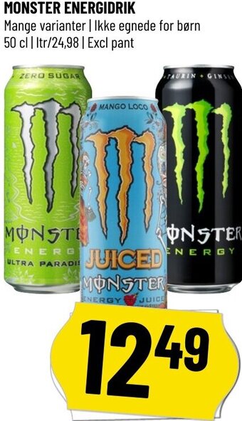 Løvbjerg Monster Energidrik tilbud
