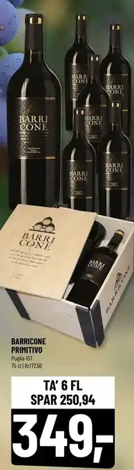 Løvbjerg Barricone Primitivo 75 cl tilbud
