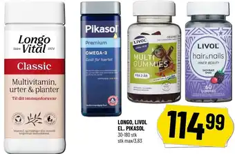Løvbjerg Longo, Livol El. Pikasol 30-180 stk tilbud