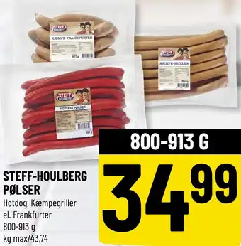 Løvbjerg Steff-Houlberg Pølser 800-913 g tilbud
