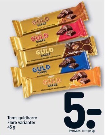 REMA 1000 Toms guldbarre tilbud