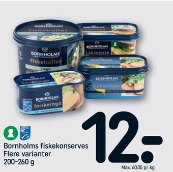 REMA 1000 Bornholms fiskekonserves tilbud