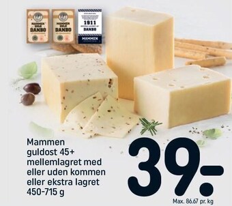 REMA 1000 Mammen guldost tilbud