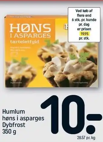 REMA 1000 Humlum høns i asparges tilbud