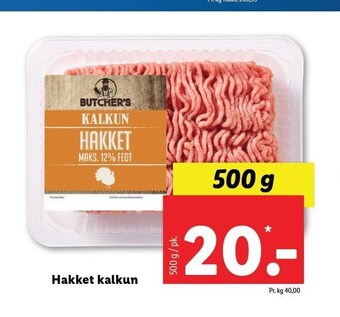 Lidl Hakket kalkun tilbud