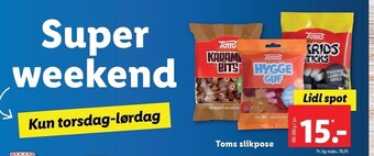 Lidl Toms slikpose tilbud