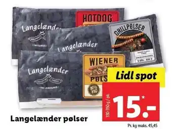 Lidl Langelænder tilbud