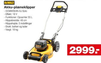Bauhaus Dewalt plæneklipper tilbud
