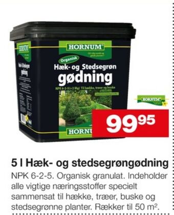 Bauhaus Hornum gødning tilbud