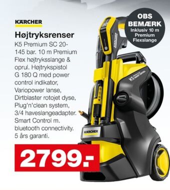Bauhaus Kärcher højtryksrenser tilbud