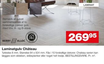 Bauhaus Berry alloc laminatgulv tilbud