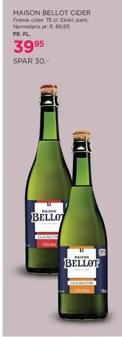 Maison bellot cider