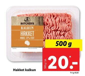 Hakket kalkun