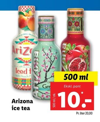 Lidl Arizona ice tea tilbud