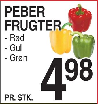 ABC Lavpris Peber frugter tilbud
