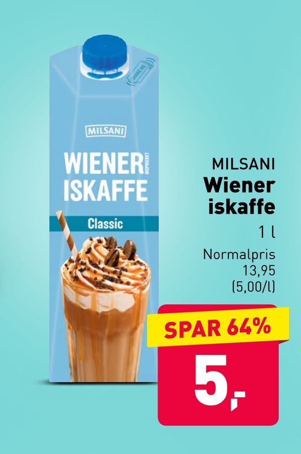 Wiener iskaffe tilbud hos ALDI