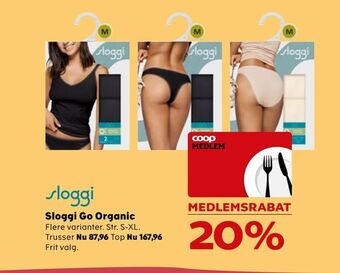 Kvickly Sloggi Go Organic tilbud