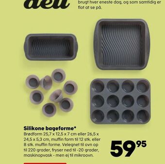 Kvickly Silikone bageforme tilbud