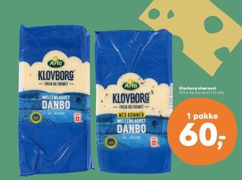 Kvickly Klovborg skæreost tilbud