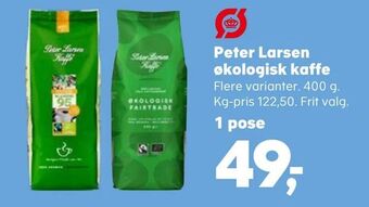Kvickly Peter Larsen økologisk kaffe tilbud