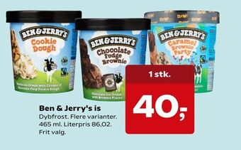 Kvickly Ben & Jerry's is tilbud
