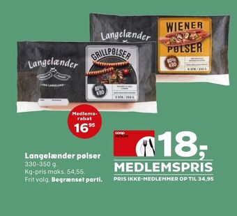 Kvickly Langelænder pølser tilbud