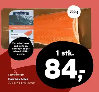 Kvickly Færøsk laks tilbud