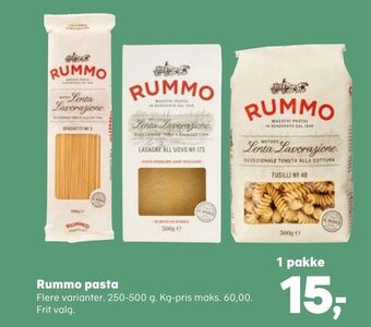Rummo pasta