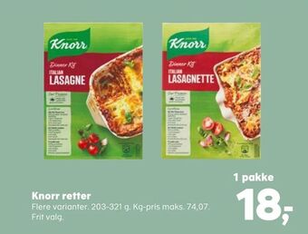 Kvickly Knorr retter tilbud