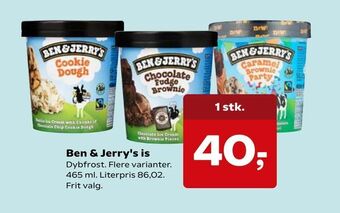 SuperBrugsen Ben & Jerry's is tilbud
