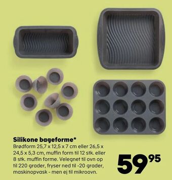 SuperBrugsen Silikone bageforme tilbud