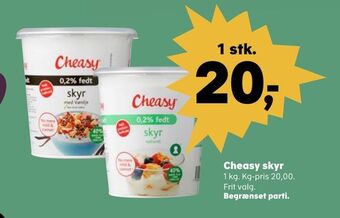 SuperBrugsen Cheasy skyr tilbud