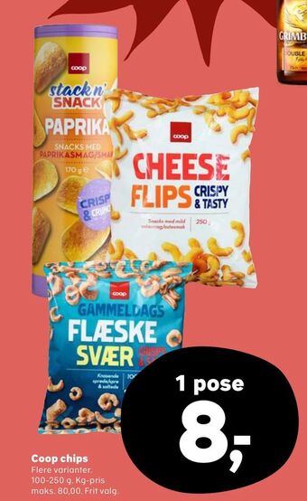 SuperBrugsen Coop chips tilbud