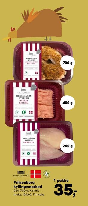 SuperBrugsen Frijsenborg kyllingemarked tilbud