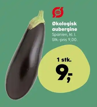 SuperBrugsen Økologisk aubergine tilbud