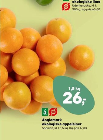 Änglamark økologiske appelsiner