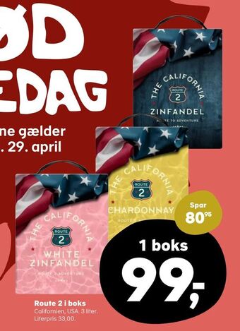 SuperBrugsen Route 2 i boks tilbud