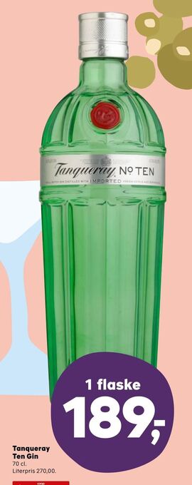 SuperBrugsen Tanqueray Ten Gin tilbud