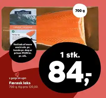 SuperBrugsen Færøsk laks tilbud