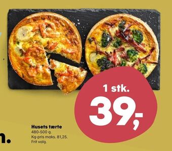 SuperBrugsen Husets tærte tilbud