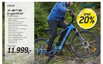 Thansen El-cykel MTB 29" tilbud
